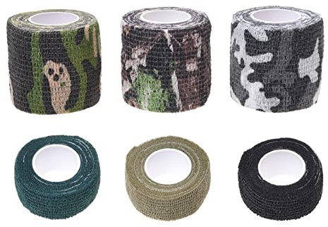 Eco-Fused Vendaje Autoadhesivo - Venda de Lesiones para Mascotas, Perros, Gatos y Caballos - Paquete de 6 - Vendajes de Perro para Patas