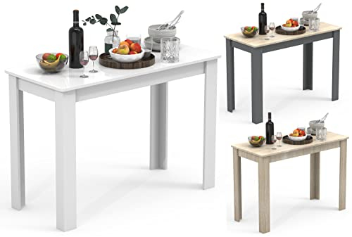 VCM Holz Esstisch | H. 76 x B. 110 x T. 50 cm | Küchentisch Speisetisch Tisch Esal