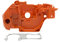 Luxuypon Ricambio Carter Motore Crankcase W/Guarnizione Compatibile con Husqvarna 350 345 340 Motosega Parti 537172001