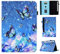 Vaitasy Funda para Samsung Galaxy Tab S7 (SM-T870/T875) S8 2022 (SM-X700/X706), Ligera Tableta Protectora Carcasa con Auto Sueño/Estela Cover Galaxy Tab S8 11 - Mariposa