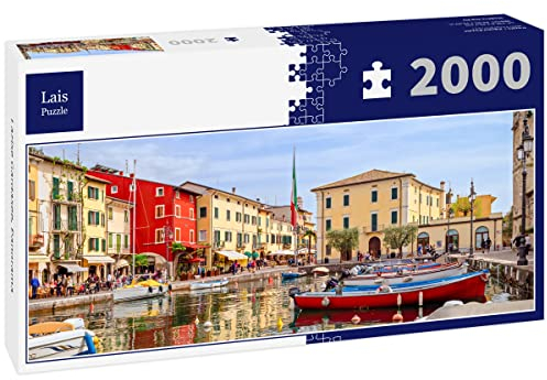 Lais Puzzle Lazise Gardasee, Panorama 2000 Teile Panorama