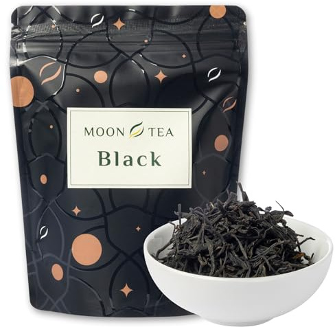 MoonTea | Thé Noir Keemun Classic - 100 g | Thé Chinois en Feuilles | Feuilles Entières - Oxydation Traditionnelle - Notes Florales et Boisées - Emballage Thermoscellé