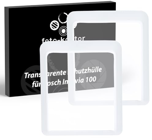 foto-kontor 2X Schutzhülle kompatibel mit Bosch Intuvia 100 (BHU3200) E-Bike Fahrrad Display TPU Hülle Cover Displayschutz Case Schutz gegen Wasser und Schmutz transparent durchsichtig