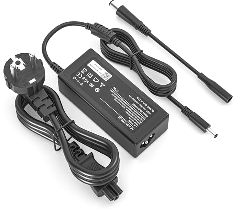 NATNO Chargeur 65W pour Dell-Inspiron 15-3000 15-5000 15-7000 17-7000 17-5000 14-7000 13-7000 11-3000 2 in 1 Serie 3583 3593 7506 7573 Latitude 3520 3420 3410 Ordinateur Portable Alimentation