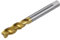 QUARKZMAN Tarauds à Filetage en Spirale, 3/8-24 UNF 2B, Taraudage de Vis, Acier Rapide Revêtu de Titane 6542, Outils de Taraudage pour Machinistes et Réparateurs
