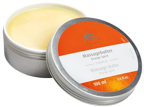 Pino Massagebutter | Orange Spirit Balance | Intensive Pflege für Körper und Geist |100 ml