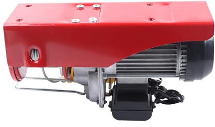 Polipasto eléctrico, 220 V, 1000 kg, cuerda eléctrica cabrestante cuerda elevador motor cabrestante con mando a distancia 1600 W, altura elevación 12 m, disponible para grúa manual y monorraíl