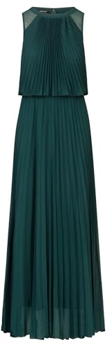 APART Abendkleid mit lose fallendem Sonnenplissee Part bis zur Taille, Emerald, 40