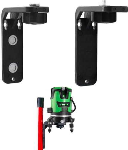Soporte magnético en forma de L Nivelación 1/4'' o 5/8 Adaptador de nivel láser Soporte Láser Tipo L Soporte Magnético de Pared Super Fuerte para todo tipo niveles Soporte Pared Ajustable (5/8'')