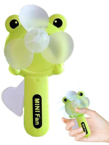Hand Pressure Fan - Portable Cooling Fan, Manual Fan, Cartoon Mini Fan, Small for Kids, Student Toy, Small Fan