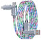 GIWFBQTR New Starry Skys LED Multicolor Fast Charging Cable,100W LED USB Cable 4 in 1 Fast Charging Type C Usb Data Cable
