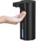 EKO Automatischer Seifenspender mit Sichtfenster, Spülmittelspender mit Infrarotsensor, 250 ml, USB-aufladbar, wasserdicht, einstellbare Dosierung, tropffrei, für Küche & Bad – Mattschwarz