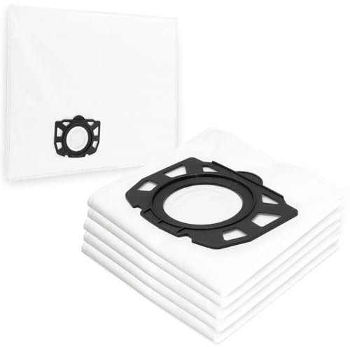 PRIMEBAG - Vliesfilterbeutel kompatibel mit Kärcher KWD 3 S V-17/4/20 Anniversary Edition, WD 2-18, WD 3-18, SE 4 Plus - Ersatzbeutel für KFI 357 (5 Stück) 3-lagig für Bestleistung beim Saugen
