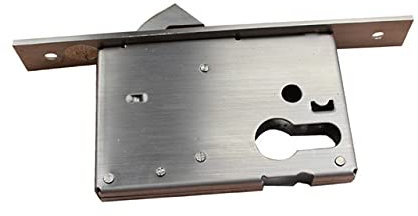 VDLLQYN, Stainless Steel Single Hook Euro Mortice Lock Body for Sliding Doors - Durable Mortice Sash Lock Hardware Accessories,Mortise Locks