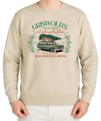 WriteFusion Griswold’s Tree Farm Xmas Car – Festliche Weihnachtskleidung, Geschenkidee, Frohe Weihnachten, Xmas Design, Santa, Winter Pullover