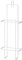 Hygienebeutelhalter, Breite des Hygiene-Beutels 130mm, weiß