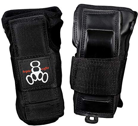 Triple 8 Saver Series Wristsaver II Handgelenkschutz zum Aufschieben, Schwarz, Größe L