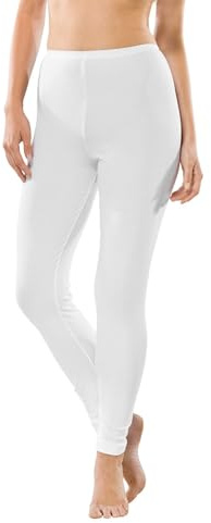 Schiesser Damen Leggings lange Unterhose - Luxury Baumwolle