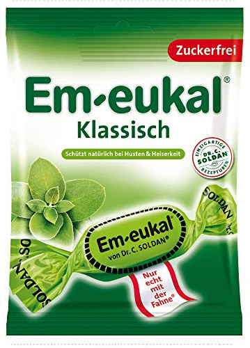 Em-eukal Klassisch zuckerfrei, 75 g Bonbons