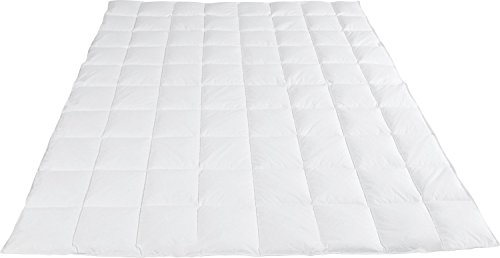 Böhmerwald Einziehdecke Elegance 100% Daunen Wärmestufe 1 Größe 200x200 cm