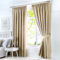 Fusion Dijon-Blackout/Thermal Insulated Pair of Pencil Pleat Curtains, Natural Beige/Cream, 90 x 90 (228 x 228cm)