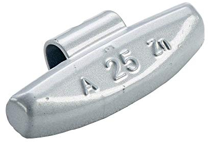 PERFECT EQUIPMENT 100x Schlaggewichte Alufelgen Typ63 25g Silber | Schlaggewichte Alu Auswuchtgewichte Alufelgen | Wuchtgewichte Alufelgen