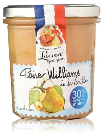 Confiture Lucien Georgelin Poire Williams à la Vanille 320g | Gourmande et Légère