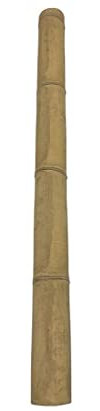 1 tube géant en bambou Petung 200 cm jaune marron avec un diamètre épais de 14 à 16 cm, traité avec du sel de bore, barre en bambou XXL de 2 m de long