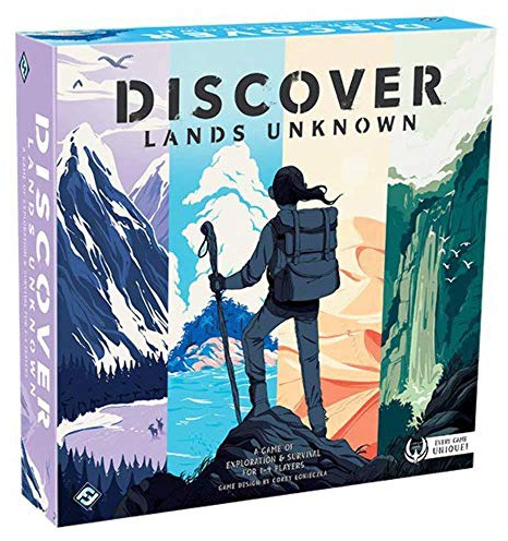 Fantasy Flight Games FFGDSC01 Discover: Lands Unknown, Mixed Colours