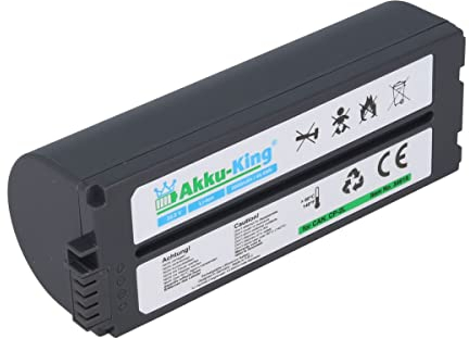 Akku kompatibel mit Canon NB-CP1L NB-CP2L NB-CP2LH NB-CP2LI - Li-Ion 2000mAh - für Selphy Photo Printers CP200, CP1000, CP1200, CP1300 CP1500