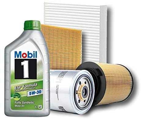 KIT TAGLIANDO 3 FILTRI (FILTRO ARIA, FILTRO OLIO, FILTRO ABITACOLO) + OLIO MOBIL_5W-30