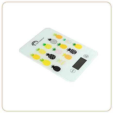 LITTLE BALANCE 8341 Slim Balance de cuisine électronique, 5 kilograms, BD Ananas