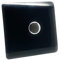 Trendi Artistic Modern Glossy Tactile 1 Gang 2 Way 120w LED Dimmer Switch Piano Black