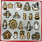 20 Wooden Christmas Tree Decorations Fine Detail Hand Made Traditional Hanging Ornaments Nativity Figures