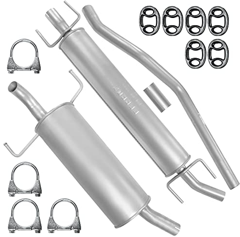 Adamot Auspuffanlage Schalldämpferset Auspuff für Opel Astra 3 H III Kombi Caravan 1.6 1.8