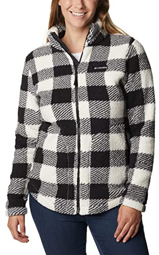 Columbia Fermeture éclair intégrale West Bend, Imprimé Carreaux Craies, XL Femme