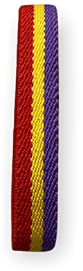 makio Pulsera Bandera República España elástica. Pulsera Bandera Republicana (Bandera República 1 cm)