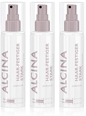3er Flex Hold Haar Festiger Stark Alcina Strong 125 ml
