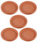 DOITOOL 5 Pz Vassoio per Fioriera in Terracotta Sottovaso in Terracotta Vassoio per L'acqua delle Piante Sottovasi per Piante in Terracotta Vasi di Terracotta Ghirlanda Pianta in Vaso