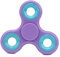 Toyland® Fidget Hand Spinner - Sollievo da Stress e ansia - Colori Assortiti (Rotazione Viola e Anelli Azzurri)