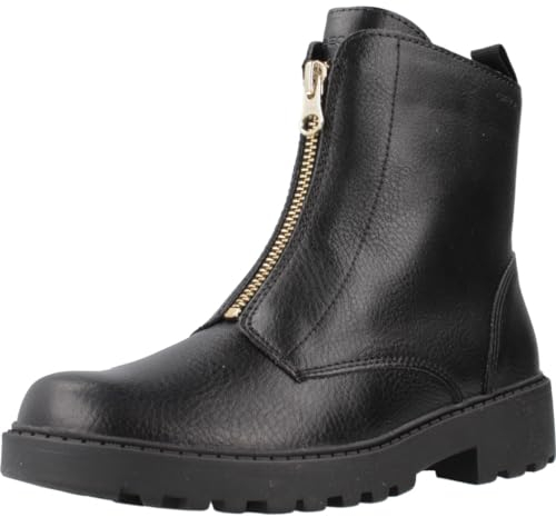 Geox J Casey Girl, Caviglia barca Bambine e ragazze, Nero (Black), 37 EU