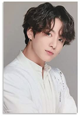 AIPHE Foto Auf Leinwand Jungkook Poster und Wandkunst Moderne Familienschlafzimmer Dekor 30x50cm Kein Rahmen