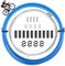 Bicycle Gear Cable Kit, Bike Gear Cable Rear Gear Cable Mountain Bike Universal Bicycle Shift Cable Set with Front Rear Accessory for Mountain & Road Bike Bicycle Change Cable with Housing (Blue)
