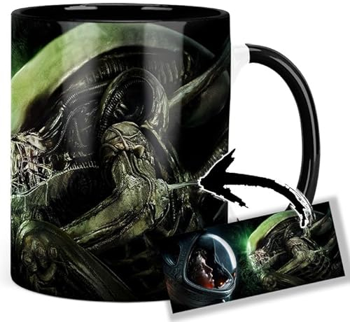 Alien Sigourney Weaver Ridley Scott Tasse Innen & Henkel Schwarz Keramikbecher Mug