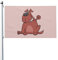 Langlebige Wacky Puppy-Flaggen, 90 x 150 cm, Banner, für den Außenbereich, Garten, Terrasse, Flagge, doppelseitiger Druck, Flaggen für den Innenbereich, Urlaub, Party, 3 x 5 Flaggen