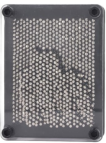 Pin Art Board Toy, 3D Metal Pin Art Board Toy, Improve Imagination Models, Pin Mold Board, Challenge Sensory Sculpture, Pins Craft Toys for Kids and Adults