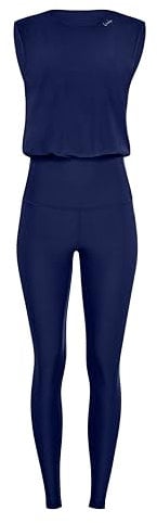 Winshape Damen Functional Comfort Jumpsuit JS102LSC, JS102LSC-DARK-BLUE-XS