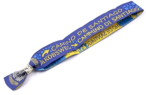 Stoffarmband Camino de Santiago Jakobsmuschel & -pfeil