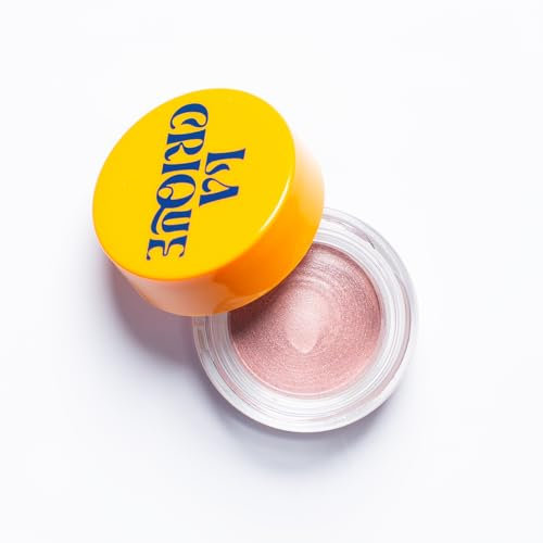 La Crique - Lidschatten Creme & Highlighter – Angereichert mit Hyaluronsäure – SkinCare – leichtes Make-up – 99 % natürliche Inhaltsstoffe – Vegan – Kupfer (Retro-Rose, klein)