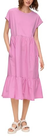 s.Oliver Luftiges Baumwollkleid im Fabricmix und Relaxed Fit